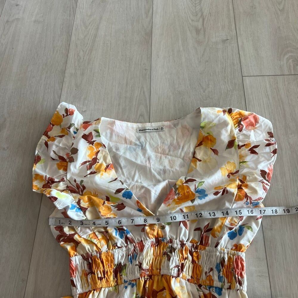 Abercrombie & Fitch Flutter Sleeve Midi Dress Siz… - image 3